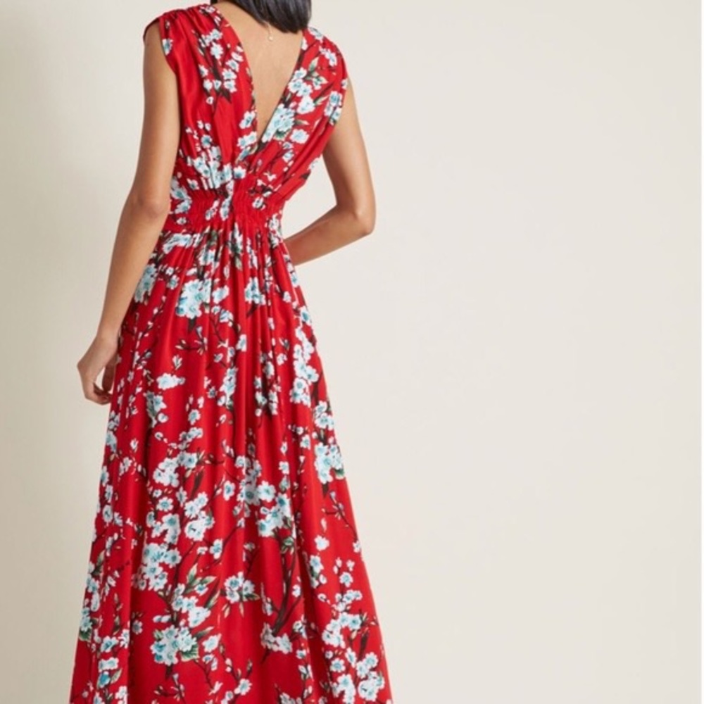 Feeling Serine maxi dress in ruby